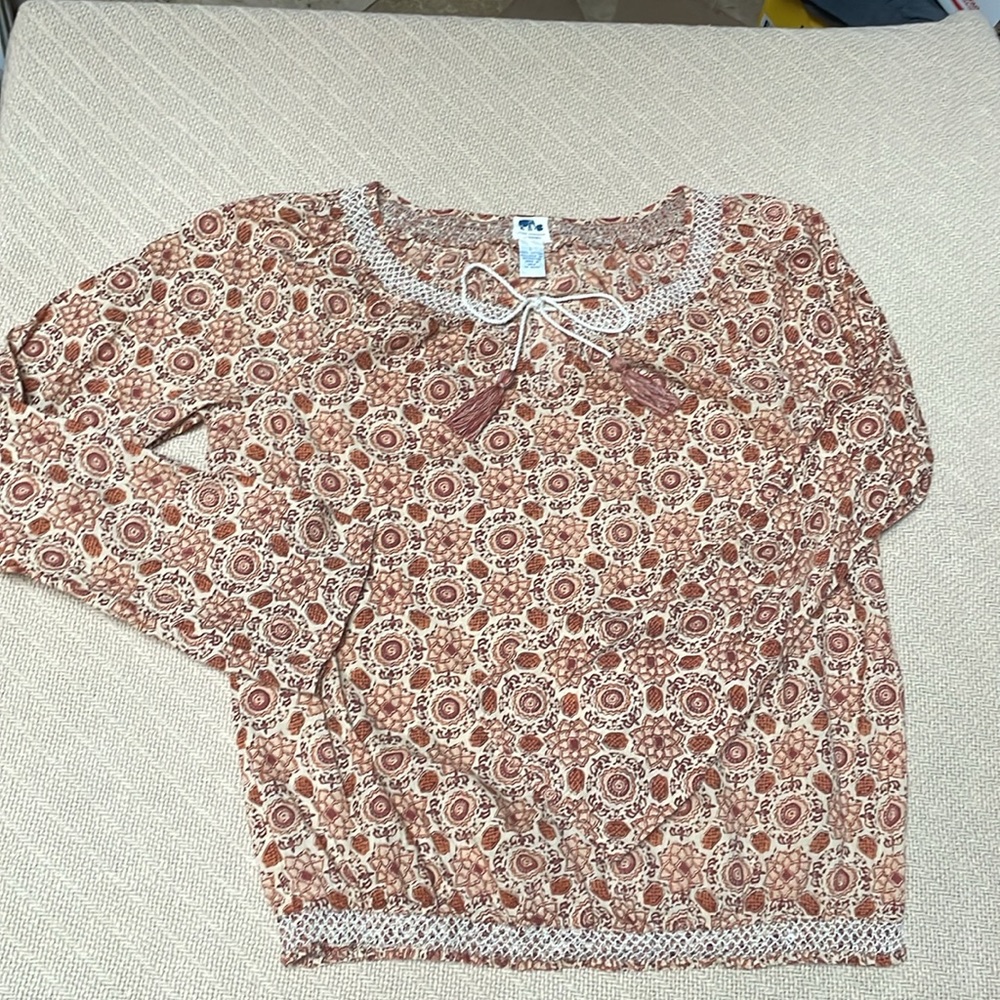 Lucky Brand long sleeve blouse SIZE Large…I do love and take offers! - Picture 2 of 13